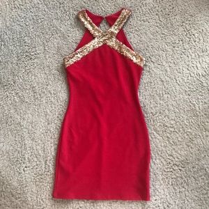 Never been worn red dress